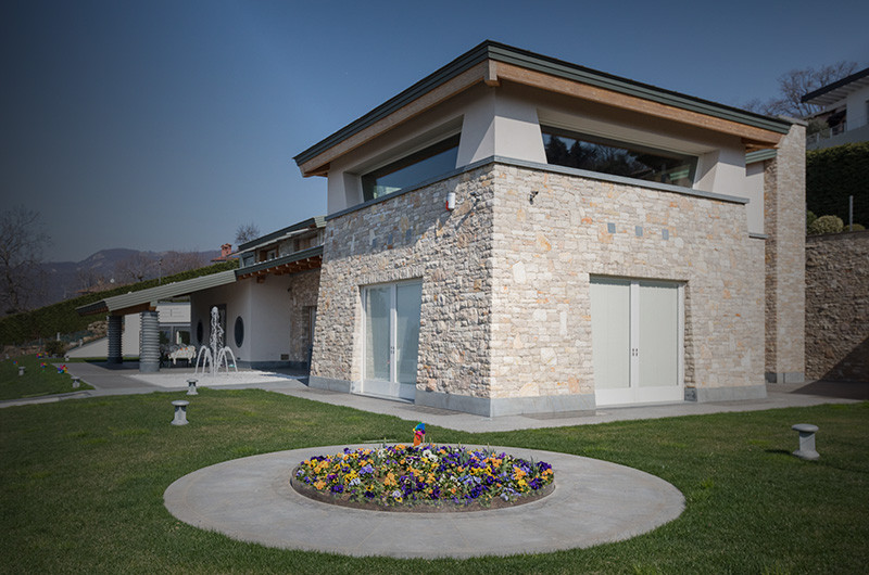 serramenti in legno di rovere laccato