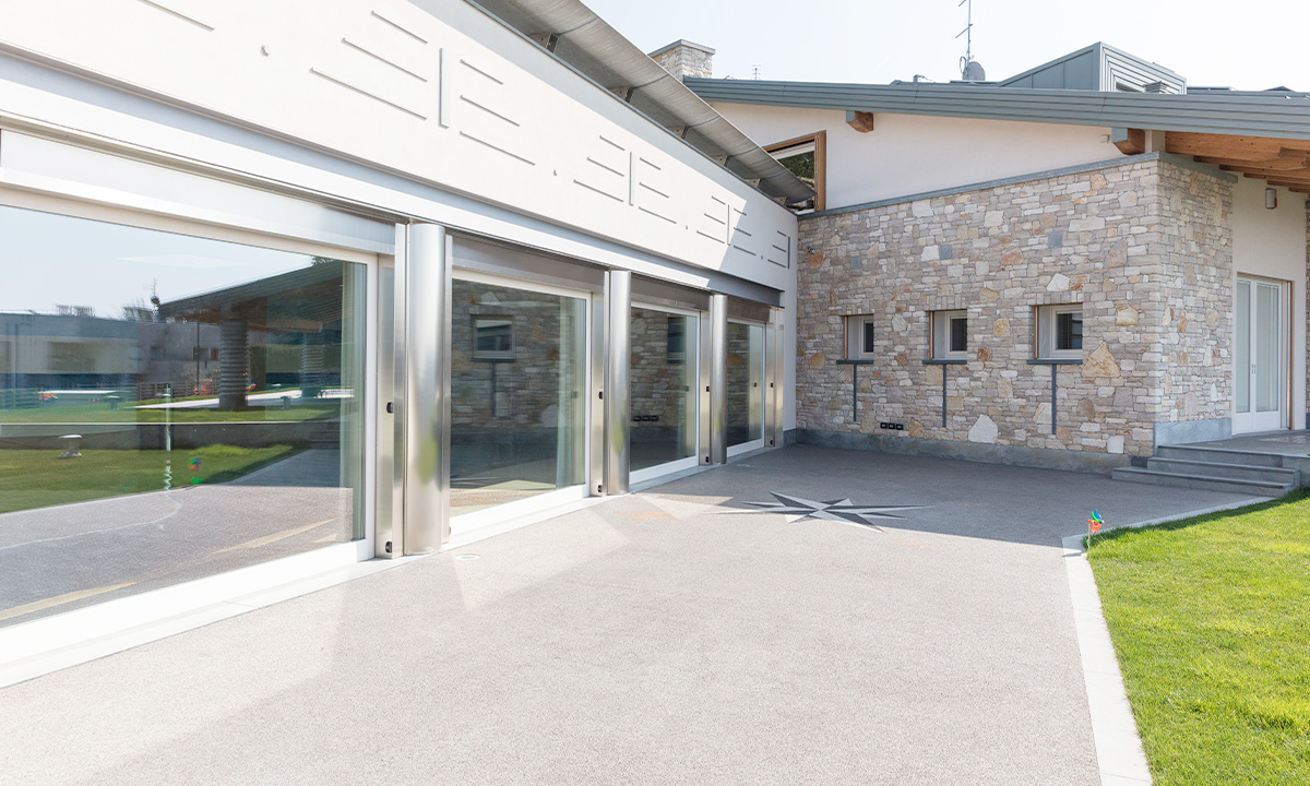 progetto serramenti in rovere spazzolato